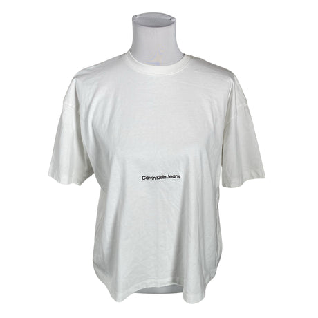Unisex Calvin Klein Jeans - T-särk, suurus 40 - Valge ()