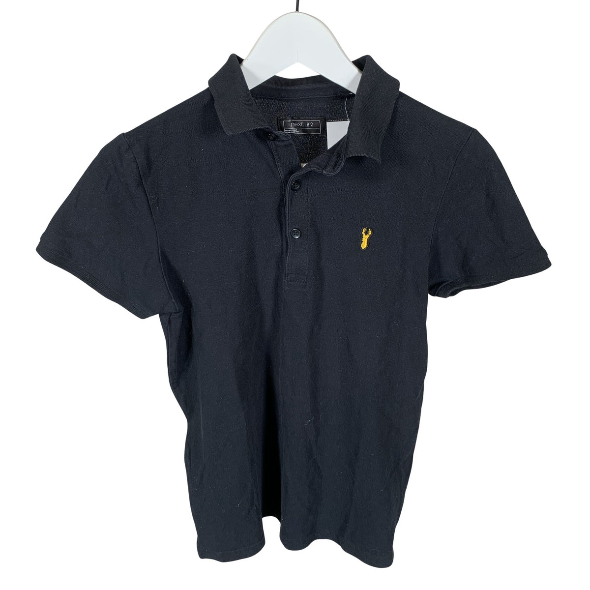 Unisex Next - Polosärk, suurus 152 - 158 - Must (1)