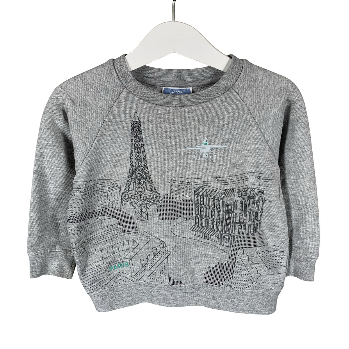 Unisex Jacadi - Dressikangast pluus, suurus 92 - 98 - Hall (1)
