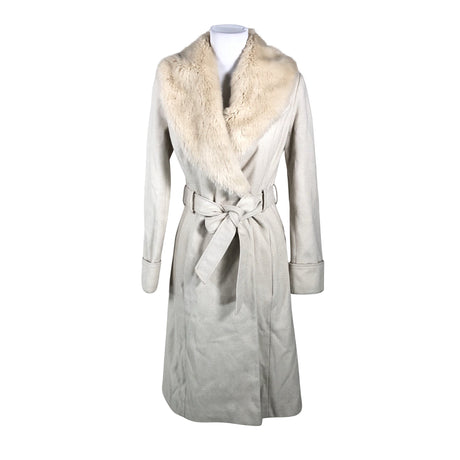 Unisex Miss Selfridge - Villane mantel, suurus 34 - Beige ()