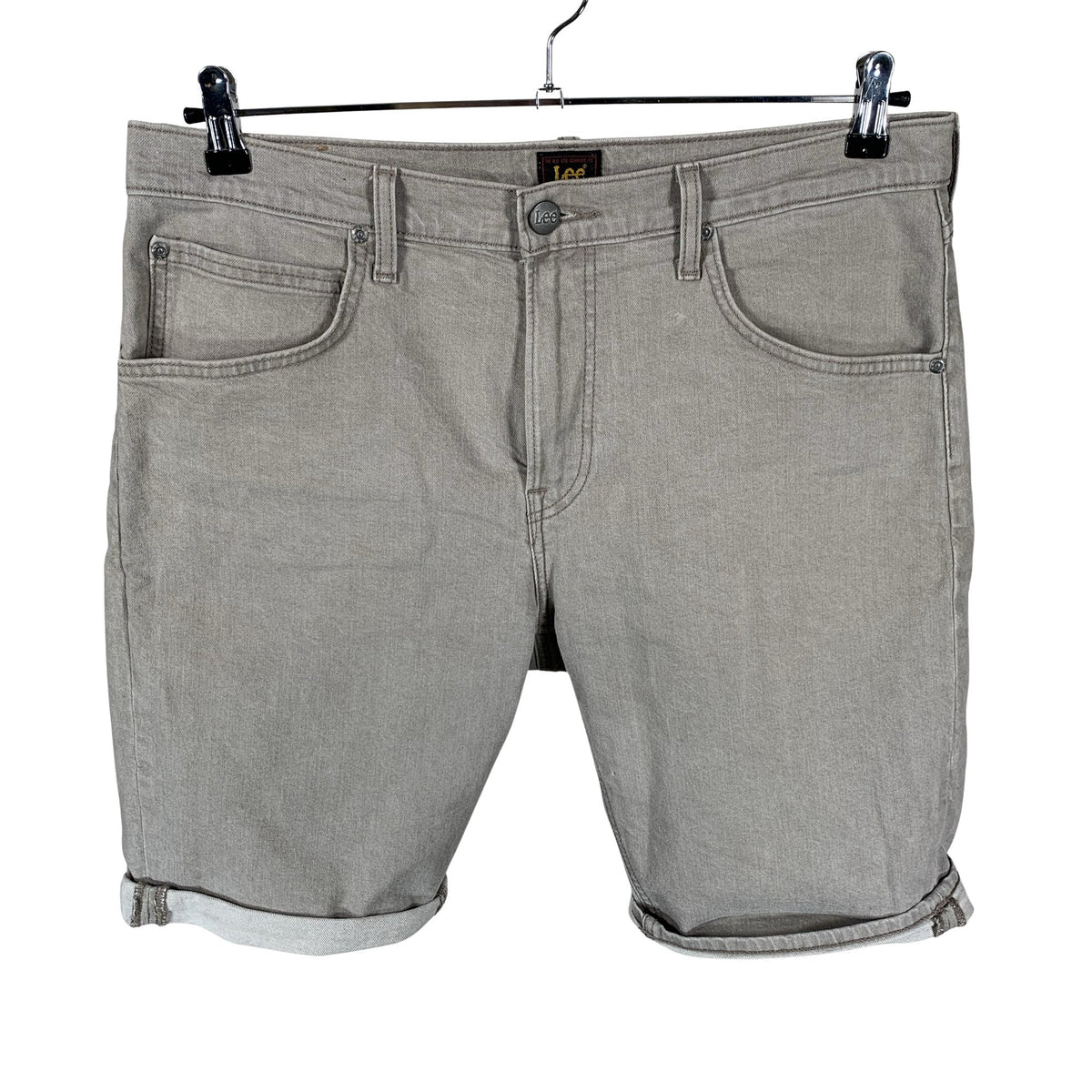 Unisex Lee - Teksast lühikesed püksid, suurus W33 - Beige (1)