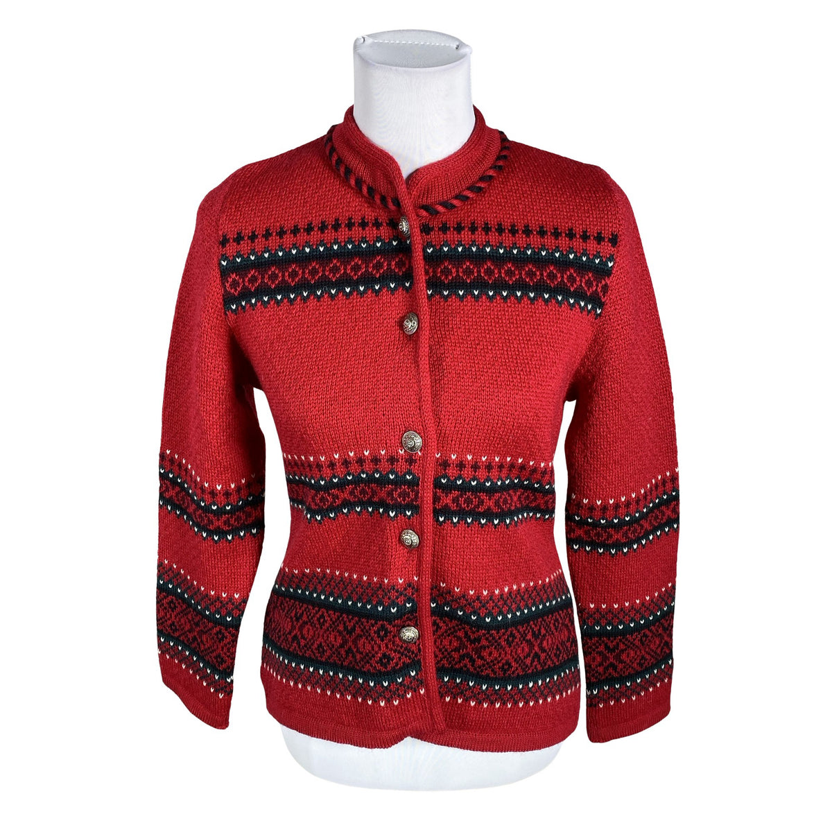 Unisex Elotroi - Kardigan, suurus 34 - Punane (1)