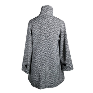 Unisex Trendy Line - Villane mantel, suurus 38 - Must (2)