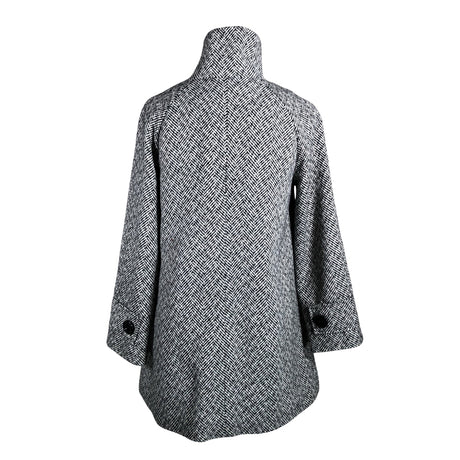 Unisex Trendy Line - Villane mantel, suurus 38 - Must (2)