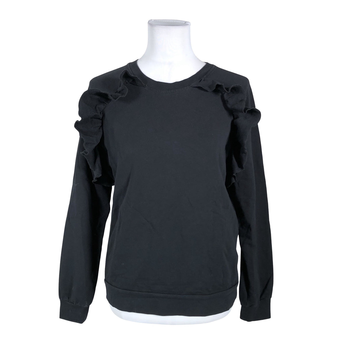 Unisex NOSH - Trikotaažist pluus, suurus 36 - Must (1)